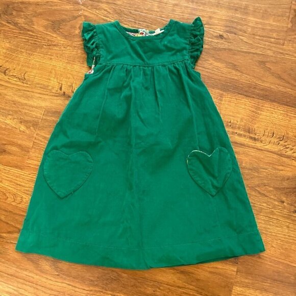 Mini Boden Other - Mini Boden Corduroy dress heart pockets